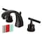 Kingston Brass KS4985CKL Widespread Bathroom Faucet with Brass Pop-Up, Oil Rubbed Bronze KS4985CKL - alternate 1